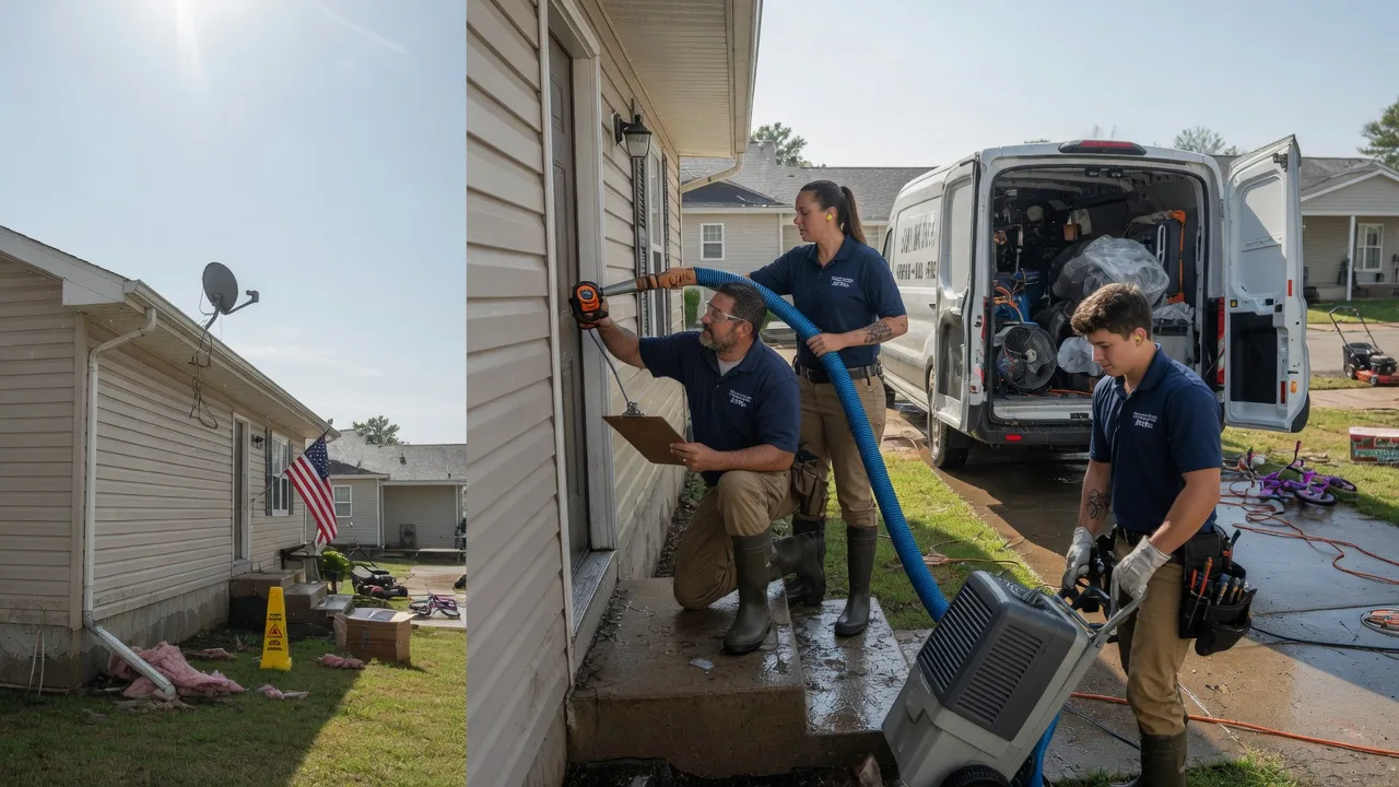 Ceiling Water Damage Restoration in Olive Branch, IL near me